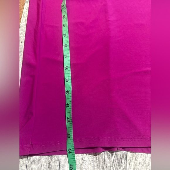 Zara Fitted Strappy Dress Womens Size Small Green Bodycon Midi Fuchsia Pink - Picture 10 of 10